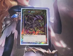Red-Eyes Black Dragon 8th Art 1st Ed Platinum Secret Rare RA04-EN109 Yu-Gi-Oh - Image 1