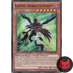 Yugioh Blackwing - Kogarashi the Wanderer LC5D-EN129 Common 1st Edition NM - Image 1