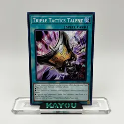 YUGIOH RA01-EN036 1ST EDITION SECRET RARE TRIPLE TACTICS TALENT NM - Image 1
