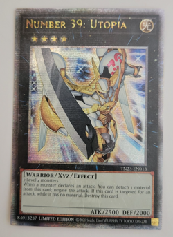 Yu-Gi-Oh Number 39: Utopia Quater Century Secret Rare TN23-EN013 Nm Limited - Image 1