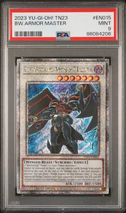 PSA 9 Blackwing Armor Master #EN015 Yu-Gi-Oh! 25th Anniversary Tin: Dueling - Image 1