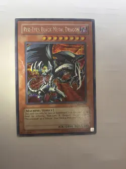 Yugioh - Red-Eyes Black Metal Dragon FMR-001 - Forbidden Memories - Secret Rare - Image 1