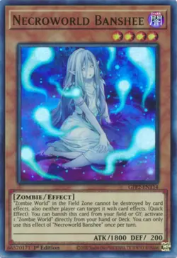 Yugioh! Necroworld Banshee - GFP2-EN114 - Ultra Rare - 1st Edition Near Mint, En - Image 1