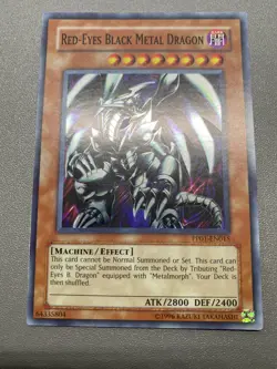 Yu-Gi-Oh! Red-Eyes Black Metal Dragon Super Rare Unlimited PP01-EN015 MP - Image 1