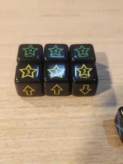 YUGIOH Dungeon-Dice Monsters 12-Piece Die Set Replacement Part 1996 96KT VTG - Image 4