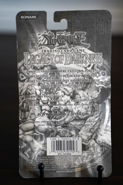 2002 Yugioh LOD 1st Edition Legacy of Darkness Blister Pack Sealed TCG - Image 2