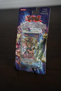 2002 Yugioh LOD 1st Edition Legacy of Darkness Blister Pack Sealed TCG - Image 3
