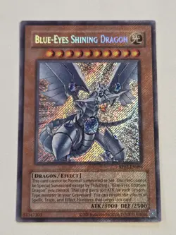 Blue-Eyes Shining Dragon RP02-EN096 Secret Rare Yugioh Retro Pack 2 Unlimited NM - Image 1