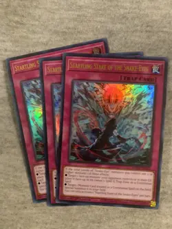 3x Startling Stare of the Snake-Eyes 1st Edition Ultra Rare MP24-EN243 Yu-Gi-Oh! - Image 1