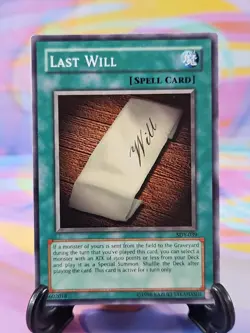 Yu-Gi-Oh TCG Card | Last Will SDY-039 - Image 1