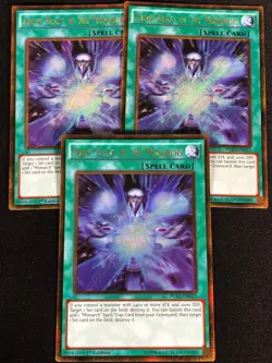Yugioh Frost Blast of the Monarchs PGL3-EN012 1st GOLD x3 (NM) - Image 1