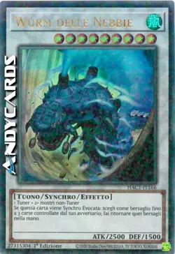 WURM DELLE NEBBIE • (Mist Wurm) • Ultra R DTT • HAC1 IT166 • 1Ed • Yugioh! - Image 1