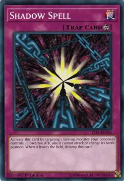 Shadow Spell - YS18-EN034 - Common - 1st Edition - Lightly Played - Image 1