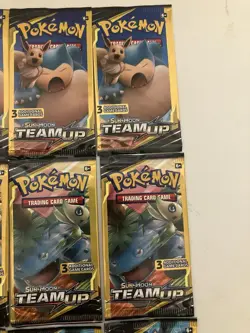 18 Pokemon TCG Team Up 3 Card Booster Packs - Factory Sealed ALL ART RARE LOT - Image 4