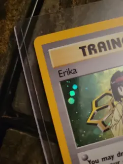 Pokemon Trainer Erika Holo 016/132 Gym Heroes Hologram Single Card Unused - Image 2