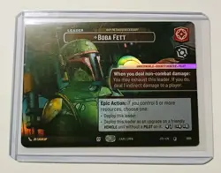 Star Wars Unlimited, 2 Card Showcase Bundle, Boba Fett, Qui-Gon Gin - Image 5