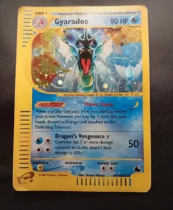 Pokemon Card-Gyarados-H10/H32-Holo-NoCrystal-Skyridge-ENG- Played - Image 1
