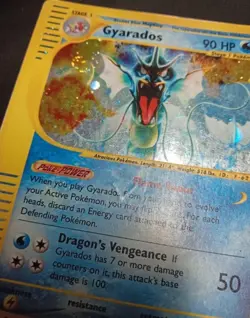 Pokemon Card-Gyarados-H10/H32-Holo-NoCrystal-Skyridge-ENG- Played - Image 3