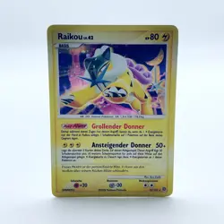 Pokemon TCG Karte - Raikou Lv. 42 Holo Deutsch 16/132 Ratselhafte Wunder - Image 1