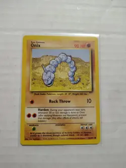 Onix Base Set 56/102 Common Pokemon Card - Pokemon TCG - WOTC - Image 1