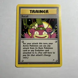 Recall 116/132 Pokemon Card TCG Gym Heroes Trainer Card Excellent Condition - LP - Image 1