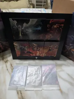 MTG Final Fantasy Scenes Complete Set Of Art Cards And Easels - All 4 Sets - Image 3