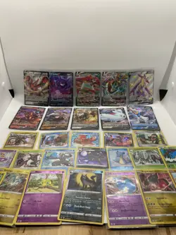 Pokemon TCG 50+ Card Packs RARE Com/unc Holo/reverse holo & A V In Every Pack! 7045784351248 - Image 1