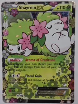 Shaymin EX XY148 Ultra Rare Black Star Promo Pokemon TCG Card - Image 1