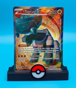 Pokemon Card Ting-Lu EX 243/193 Paldea Evolved Full Art Ultra Rare Near Mint - Image 1