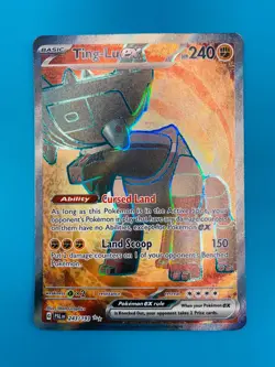 Pokemon Card Ting-Lu EX 243/193 Paldea Evolved Full Art Ultra Rare Near Mint - Image 2