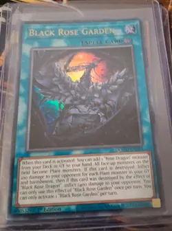 Yu-Gi-Oh DOOD-EN055 Black Rose Garden Ultra Rare Card 1st edition - Image 1