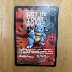 Get in Your Zone! Pokemon 4Ever 2002 Pokemon Insert Card Gameboy Advance eReader - Image 1