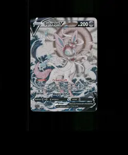 HOLO Sylveon Card SylveonPokemon Card READ DESCRIPTION BELOW p1 - Image 1