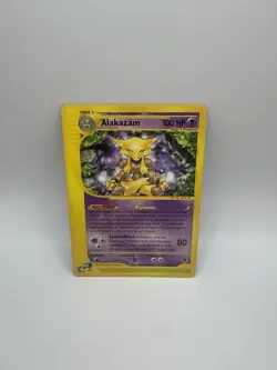 2002 Pokemon E-Card - Expedition Alakazam Stage 2/Rare #33 Light Play - Image 1