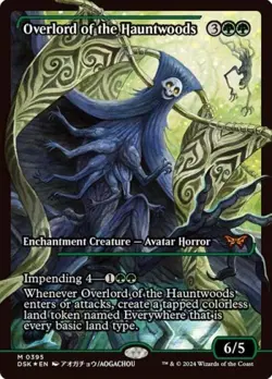 MTG English Overlord of the Hauntwoods (Showcase) NM Foil - Image 1