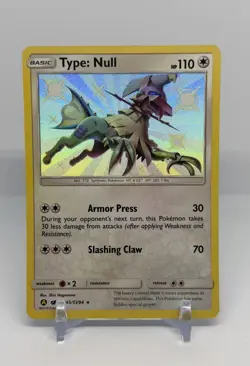 Type: Null SHINY SV45/SV94 Hidden Fates NM Holofoil Rare Pokemon Card - Image 1