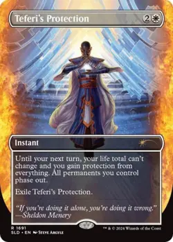 MTG English Teferi's Protection (1691) NM Normal Secret Lair - Image 1