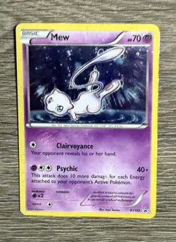Mew XY192 - Black Star Promo Mythical Collection Holo Pokemon Card - Image 1