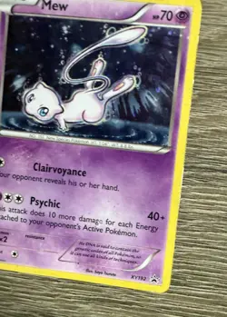 Mew XY192 - Black Star Promo Mythical Collection Holo Pokemon Card - Image 5