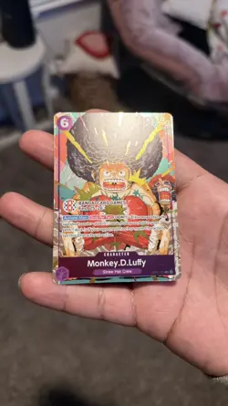 Monkey.D.Luffy (BANDAI Card Games Fest 25-26) - One Piece Promo - Afro Luffy NM - Image 5