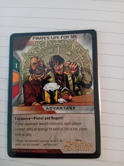 Upper Deck Pirates Of The Caribbean Tcg Gold Card Pirates Life For Me - Image 1