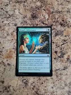 FOIL Druid's Deliverance x1 Modern Masters 2017 1x Magic the Gathering MTG NM - Image 2
