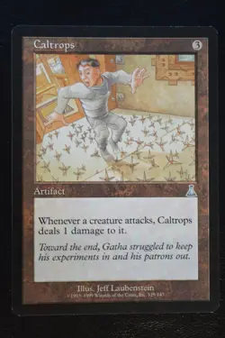 Magic The Gathering MTG CALTROPS Urza's Destiny LP Lightly Played - Image 1