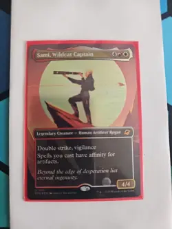 Sami, Wildcat Captain Borderless Foil Edge Of Eternities Mtg - Image 1