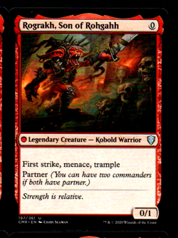 MRM ENGLISH Rograkh, Son of Rohgahh - fils de Rohgahh MTG Magic CMR - Image 1
