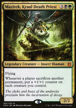 MTG Mazirek, Kraul Death Priest (185) Commander Anthology LP - Image 1
