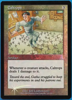 Caltrops FOIL Urza's Destiny PLD Artifact Uncommon CARD (490853) ABUGames - Image 1