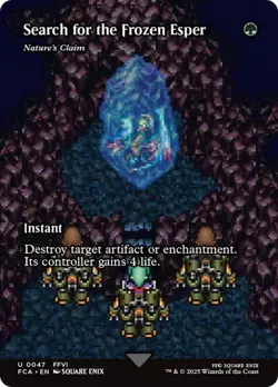 Search for the Frozen Esper Nature's Claim - Borderless (FCA) Final Fantasy - Image 1