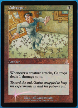 Caltrops FOIL Urza's Destiny NM Artifact Uncommon MTG CARD (ID# 504479) ABUGames - Image 1