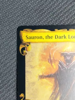 Sauron, the Dark Lord (Showcase Scrolls) - [Foil] Crimped and double foil stamps - Image 4